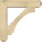 Ekena Millwork Imperial Craftsman Rough Sawn Bracket w/ Offset Brace, Douglas Fir, 8"W x 36"D x 36"H BKT0806X36X36IMP04RDF - alternate 3